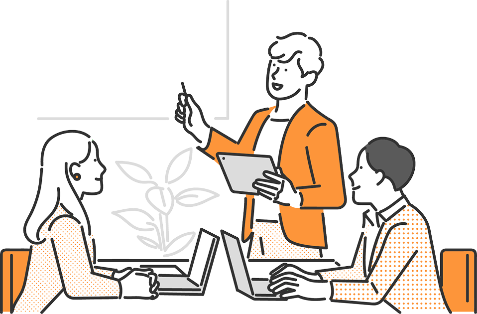 研修のイラスト画像